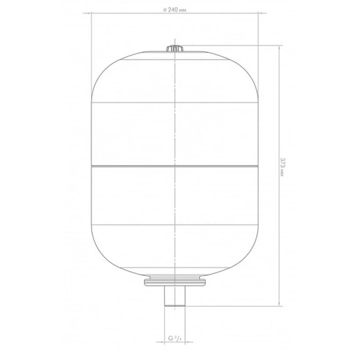 Купить Расширительный бак Джилекс ВП 14 вертикальный с пластиковым фланцем, арт. 7815 в фирменном магазине Jeelex-Store.ru фото 5
